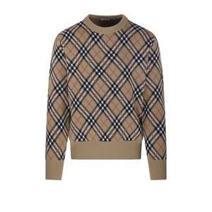 Burberry Argyle Pattern Wool Blend Sweater - NWT